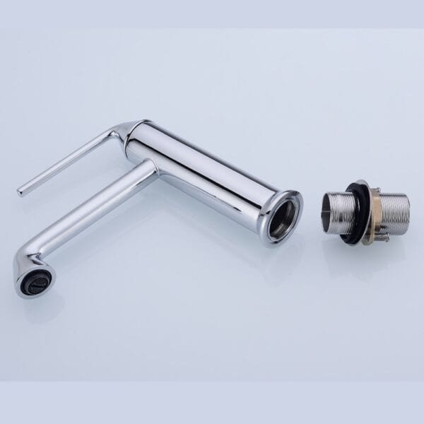 Modern Chrome Bathroom Basin Faucet Brass Retro Design - Imagen 6