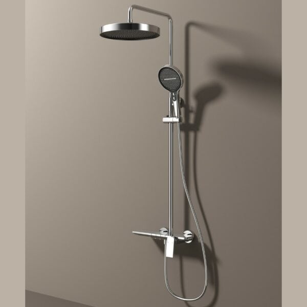 3 Simple 3 Function Piano Shower System With Waterfall Spout - Imagen 6