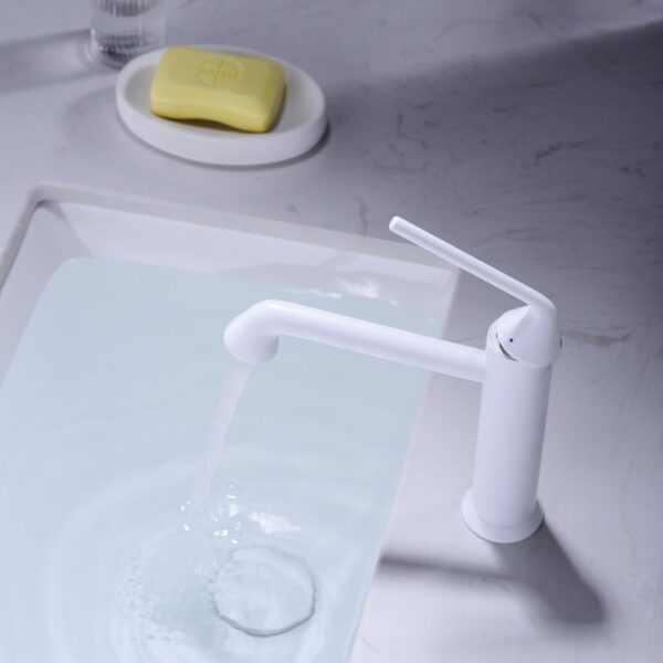 Modern Chrome Bathroom Basin Faucet Brass Retro Design - Imagen 5