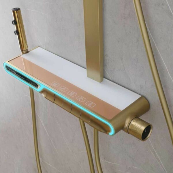 5-Function Piano Shower Faucet With Waterfall Water Sale - Imagen 3