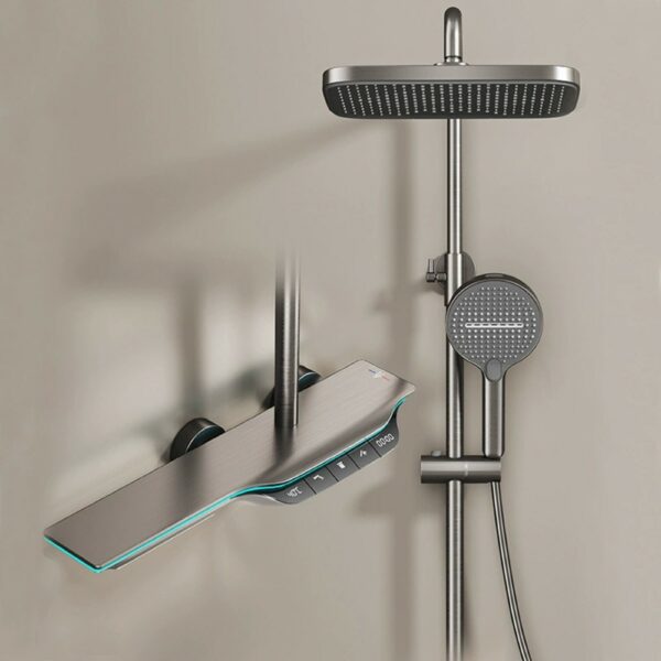 Top Quality Smart Piano Shower Head Set With Digital Display - Imagen 4