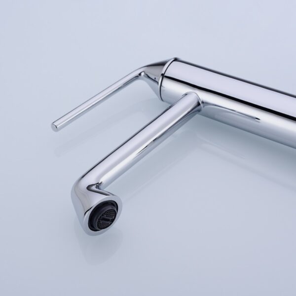 Modern Chrome Bathroom Basin Faucet Brass Retro Design - Imagen 7