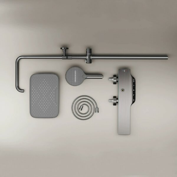 Top Quality Smart Piano Shower Head Set With Digital Display - Imagen 3