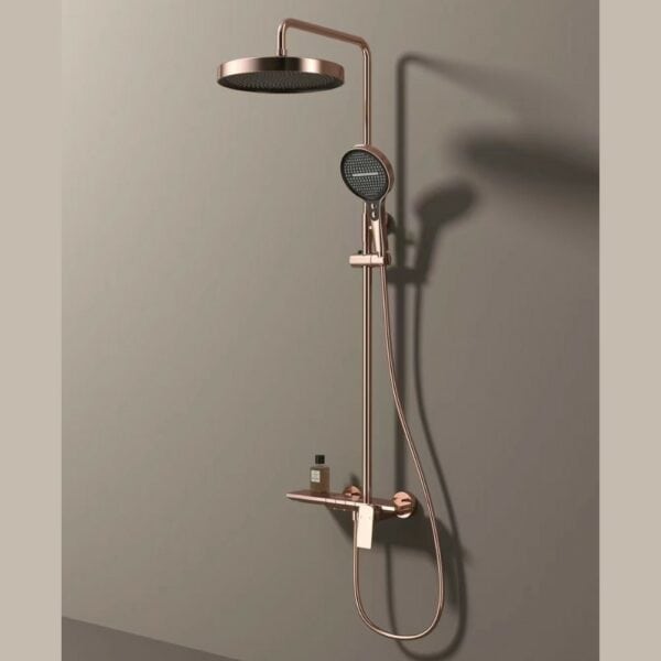 2024 Best Piano Shower Set With 3 Botton Rose Gold Color - Imagen 3