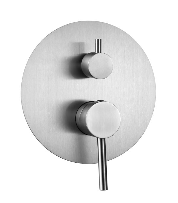 Round Shower Lifting Bar With Wall Mount Shower Head System - Imagen 3