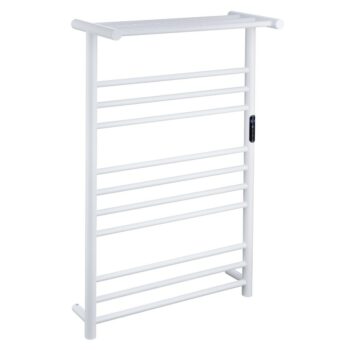 Plug-In Modern Heated Towel Rack For Bathroom With 10 Bars
