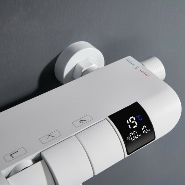 5 3 Top Quality Piano Bathtub Faucet With Showerhead & Lift Rod - 图片 2