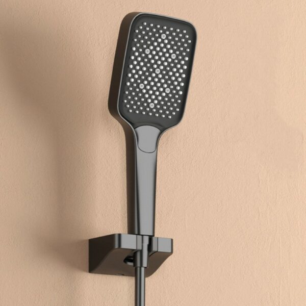 Hot And Cold Bathtub Mixer With Showerhead Grey Finished - Imagen 5