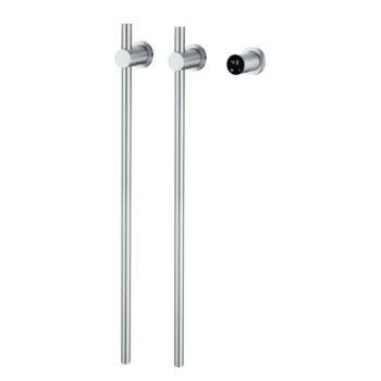 Narrow Vertical Heated Towel Rail Cylindrical Digital
