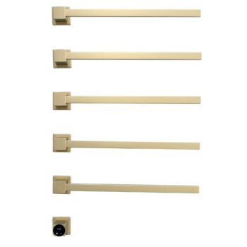 Electric Towel Warmer Rack Square Horizontal Adjustable Bars