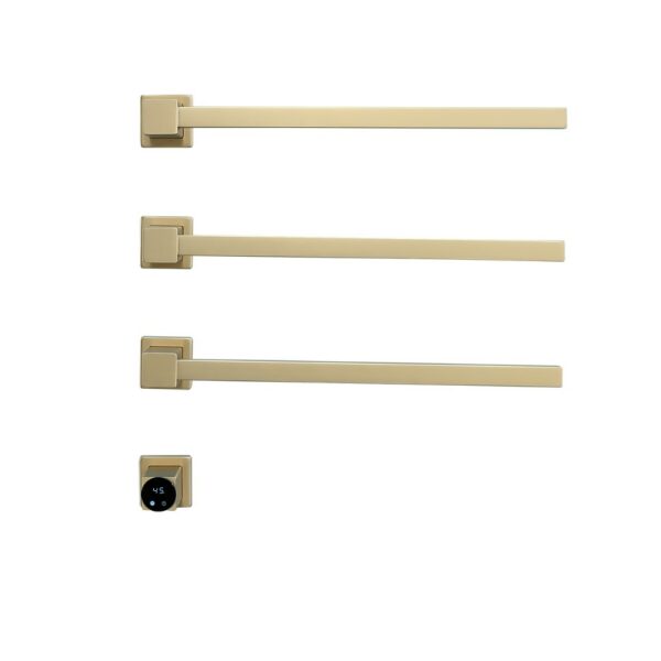 4 Electric Towel Warmer Rack Square Horizontal Adjustable Bars - Imagen 3