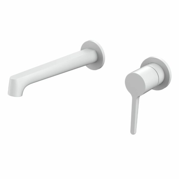 Round Wall Mounted Mixer Taps Minimalist Style Matching Set - Imagen 6