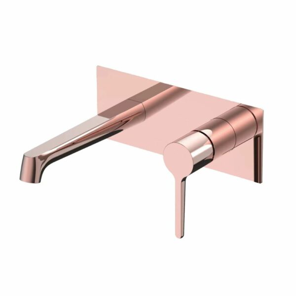 2 1 Wall Mounted Bathroom Faucet In A Classic Square Design - Imagen 4