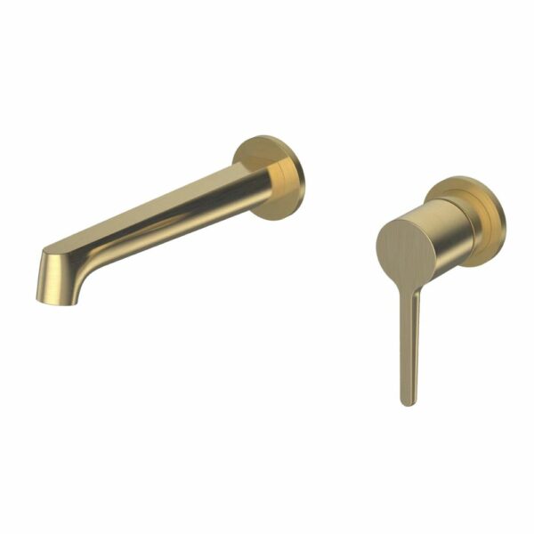 Round Wall Mounted Mixer Taps Minimalist Style Matching Set - Imagen 3