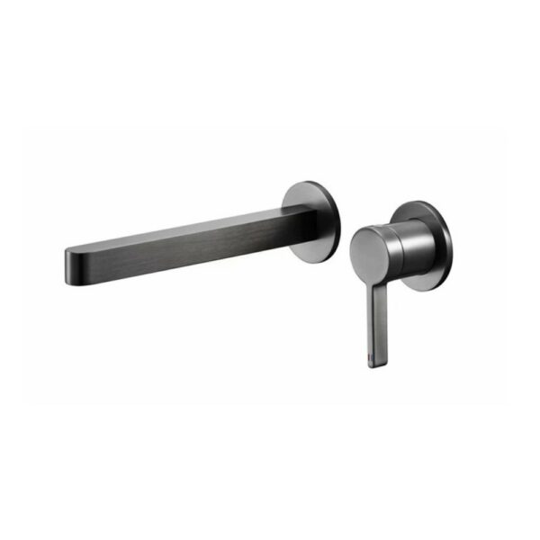 Concealed Basin Mixer Tap In Brushed Brass With Two Design - Imagen 7