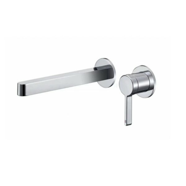 Concealed Basin Mixer Tap In Brushed Brass With Two Design - Imagen 2