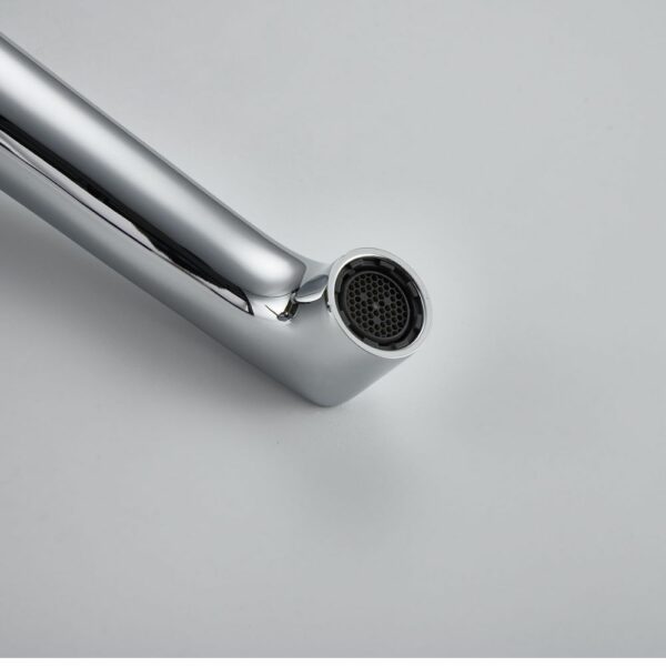 Round Wall Mounted Mixer Taps Minimalist Style Matching Set - Imagen 14