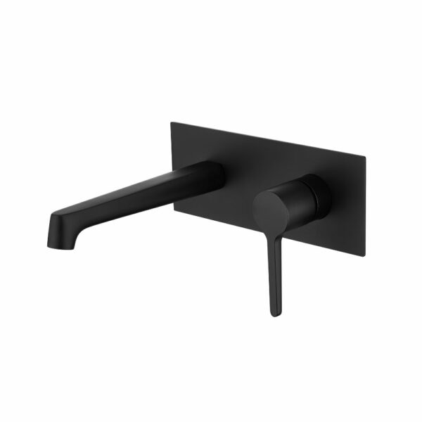7 1 Wall Mounted Bathroom Faucet In A Classic Square Design - Imagen 5