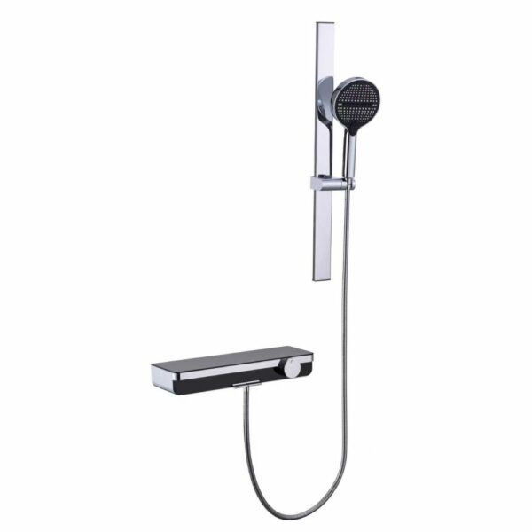 LL1115 2 LINLI Modern Shower Faucet With Slide Bar Brass Mixer - Imagen 3