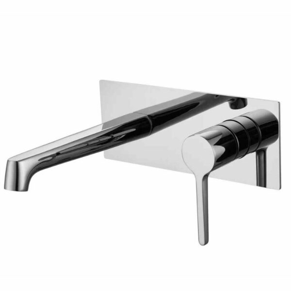 LL2015C Wall Mounted Bathroom Faucet In A Classic Square Design - Imagen 2