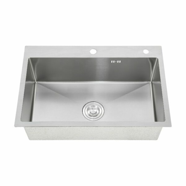 Fregadero artesanal de primera calidad Fregadero individual grande de cocina más vendido