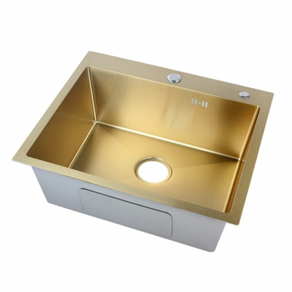 Premium Hand Made Sink Top Selling Large Single Kitchen Sink - Imagen 5