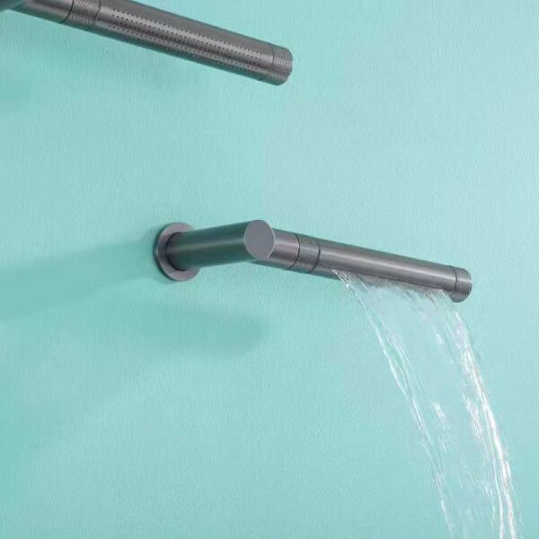 New Wall Mounted Shower Faucet With Dual-bar Overhead - Imagen 3