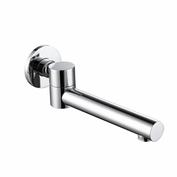 LL9020 4 4 Universal Brass Round Bath Spout With Swivel Action - Imagen 3