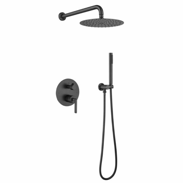 LLMC01 Concealed Shower Mixer Taps With Thin Round Showerhead - Imagen 5