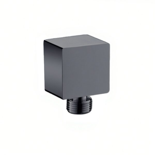 Shower Hose Wall Connector Classic Square Brass Connection - Imagen 2