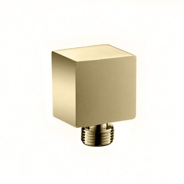 Shower Hose Wall Connector Classic Square Brass Connection - Imagen 3