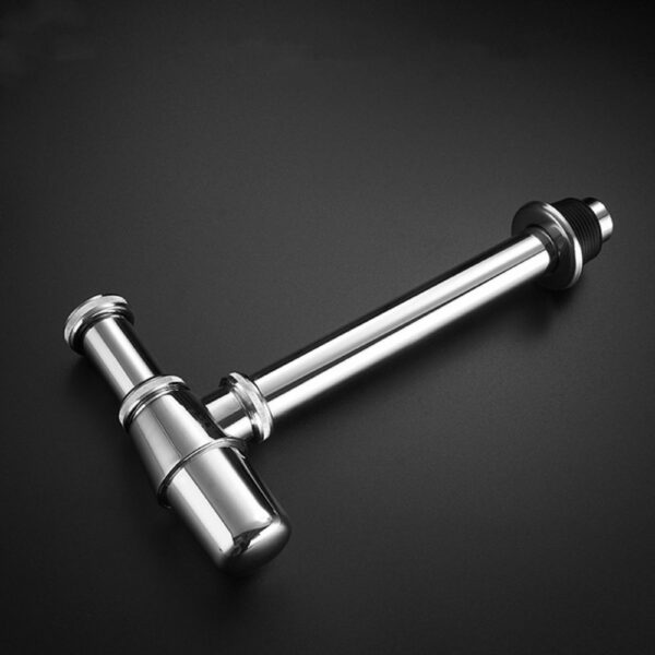 Round Bathroom Bottle Trap For Concealed Wall Drainage System - Image 3