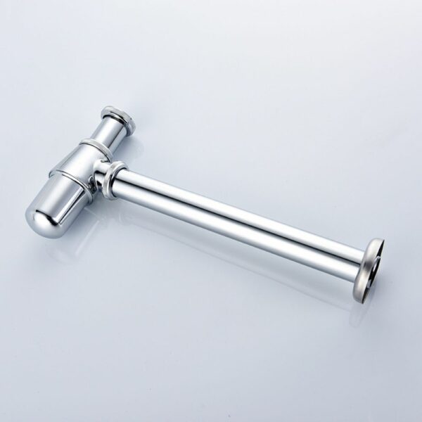 Round Bathroom Bottle Trap For Concealed Wall Drainage System - Image 2