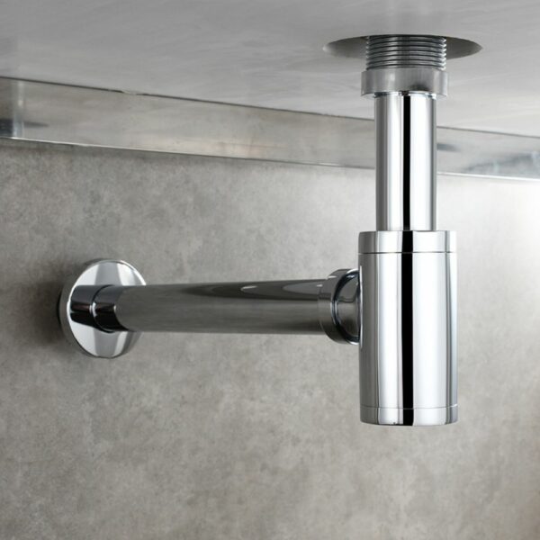 SUS304 Round Bottle Trap For Wall Drain Odor Prevention - Imagen 2