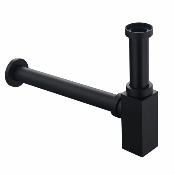 LLBT03 2 LINLI Brass Wall Mount Bottle Trap Bathroom Waste System - Imagen 2