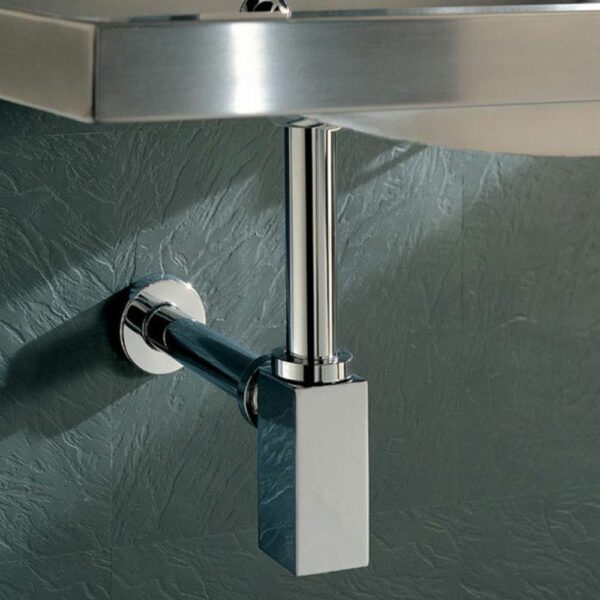 LLBT03 LINLI Brass Wall Mount Bottle Trap Bathroom Waste System - Imagen 3