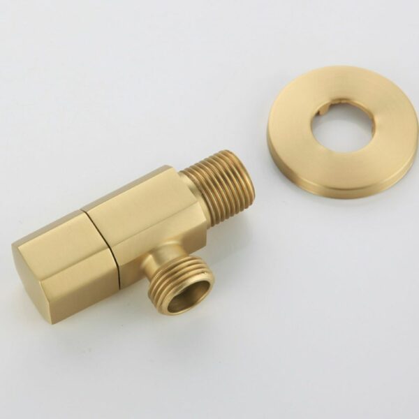 LLAV08 7 LINLI Angle Stop Valve For Bathroom Brass Factory Direct - Imagen 5
